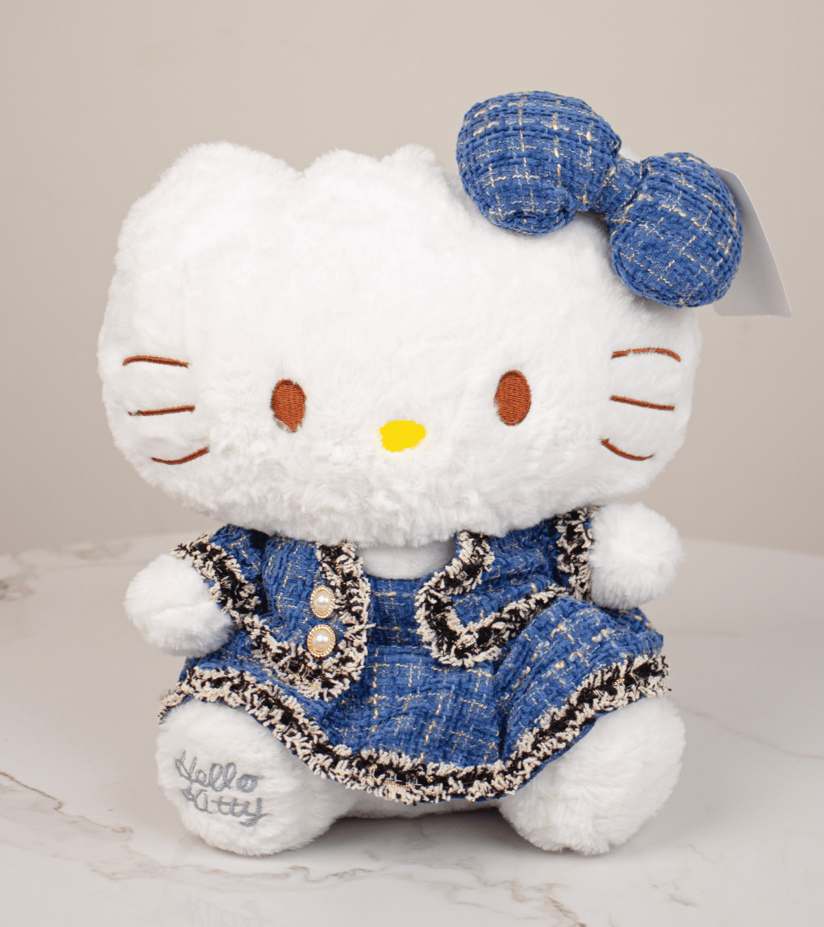 Peluche Hello Kitty Traje Azul