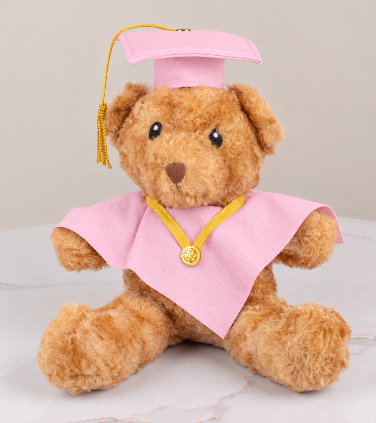 Peluche de Osito Graduado Rosa