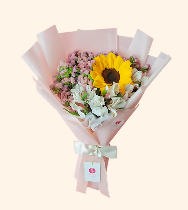 Ramo Amanecer Floral LAZOS FLORERIA