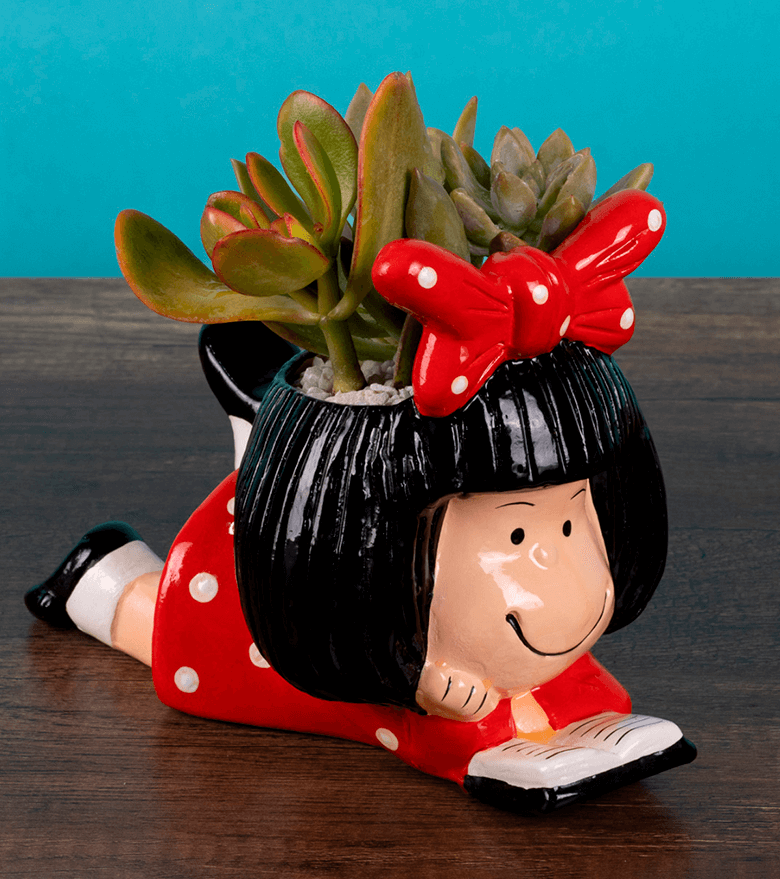 Maceta Mafalda Lectora
