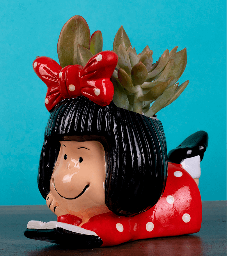 Maceta Mafalda Lectora