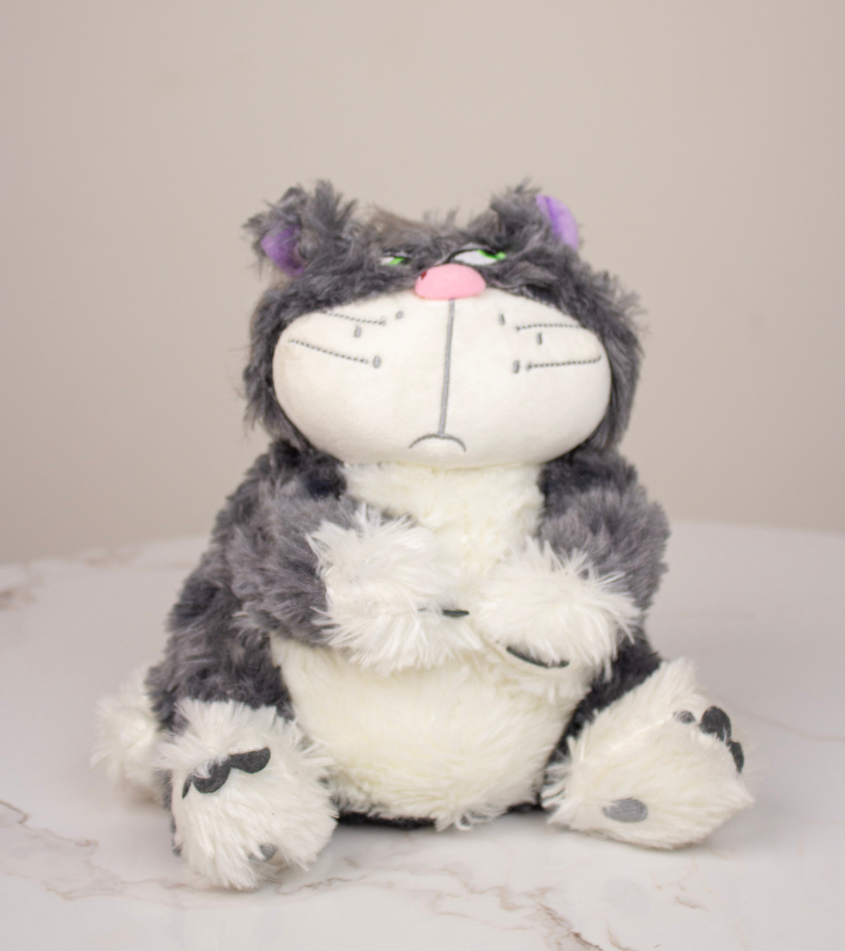 Peluche Gato Gruñón Gris
